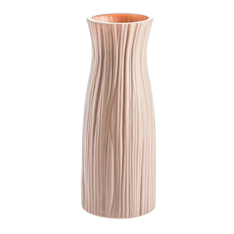 White Imitation Plastic Vase Home for Decoration