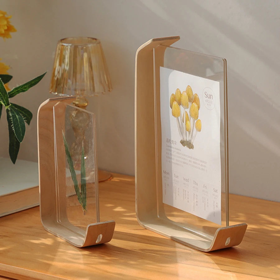 Acrylic Wooden Photo Frame For Wedding Picture
