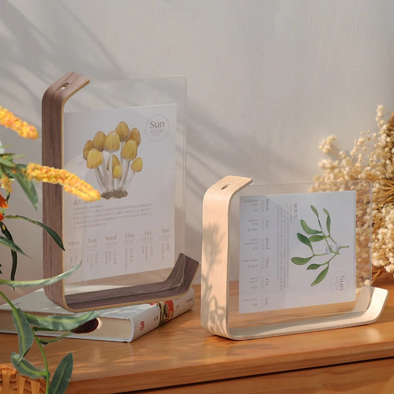 Acrylic Wooden Photo Frame For Wedding Picture