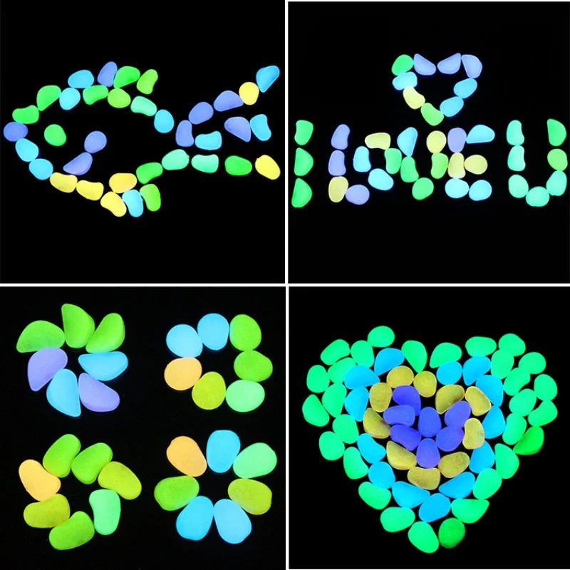 Glow in the Dark Pebbles for Decoration