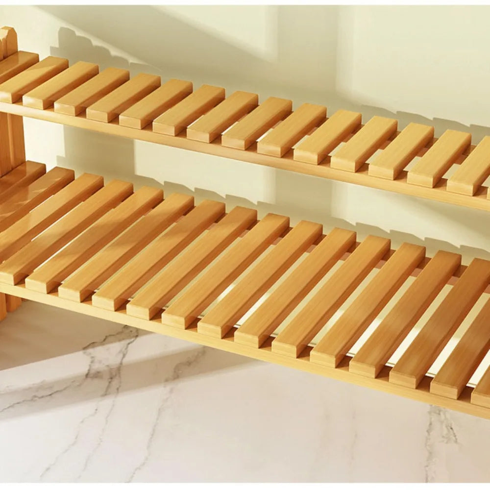 Wood Shelf Indoor Plants Holder