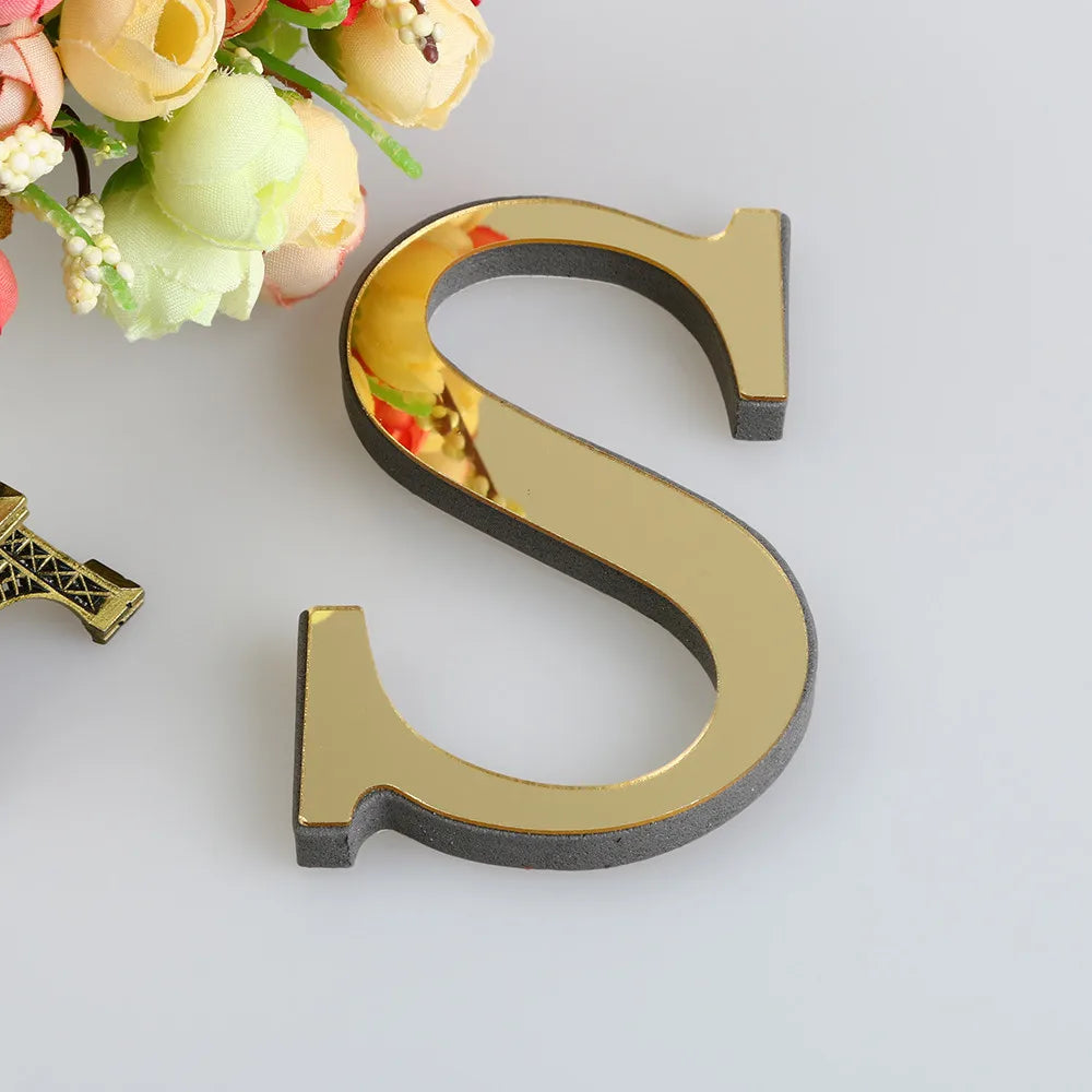 26 Letters 3D Wall Stickers for party