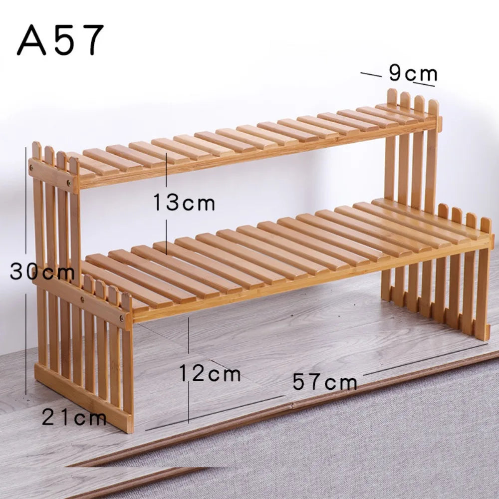 Wood Shelf Indoor Plants Holder