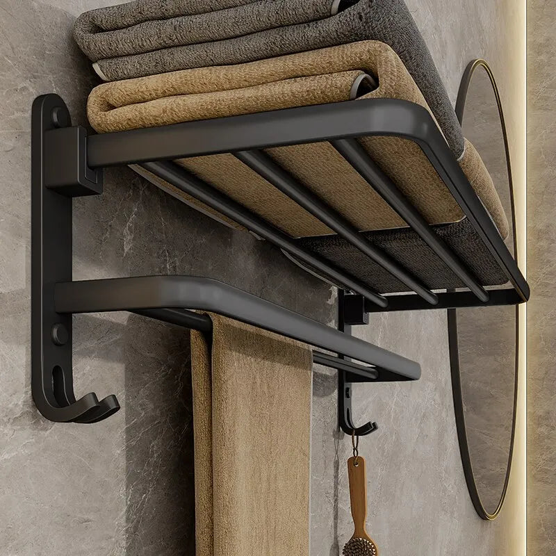 Wall Mount Aluminum Towel Rack