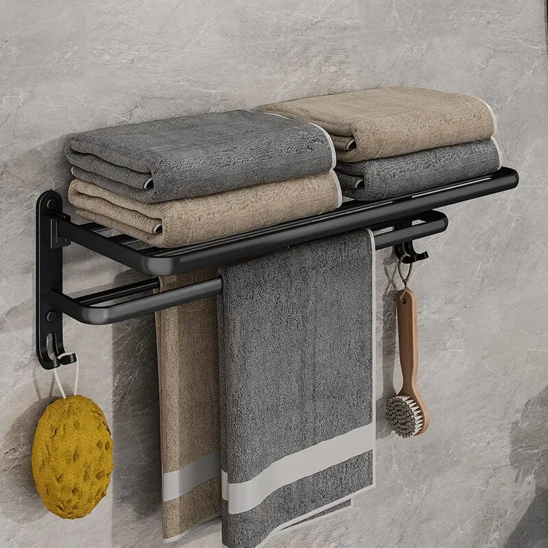 Wall Mount Aluminum Towel Rack