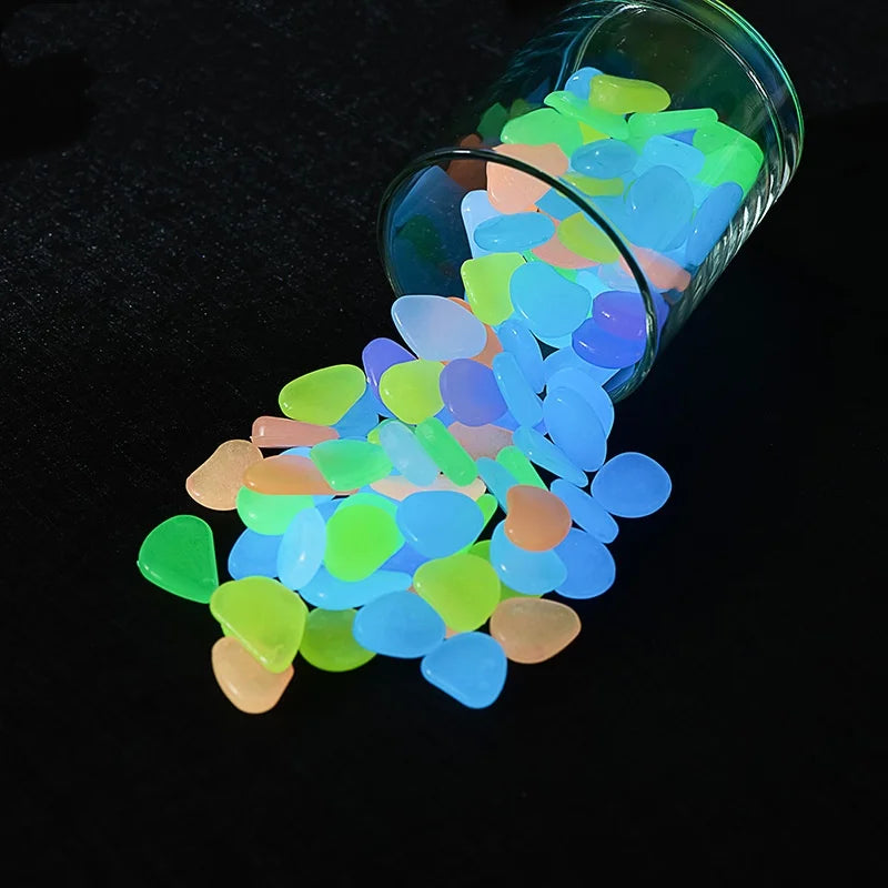 Glow in the Dark Pebbles for Decoration