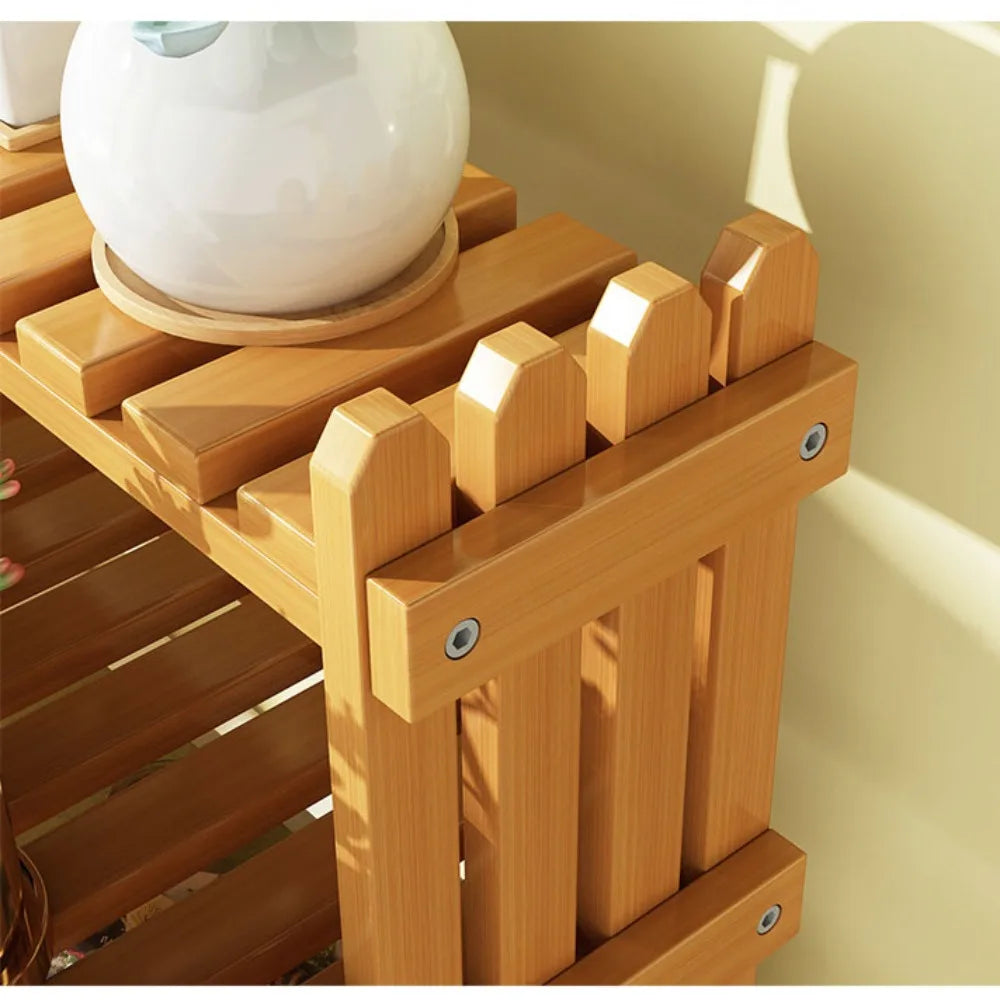 Wood Shelf Indoor Plants Holder