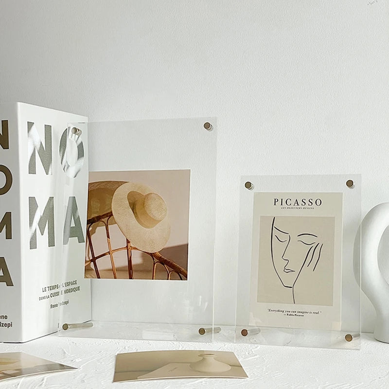 Transparent Acrylic Picture Frame