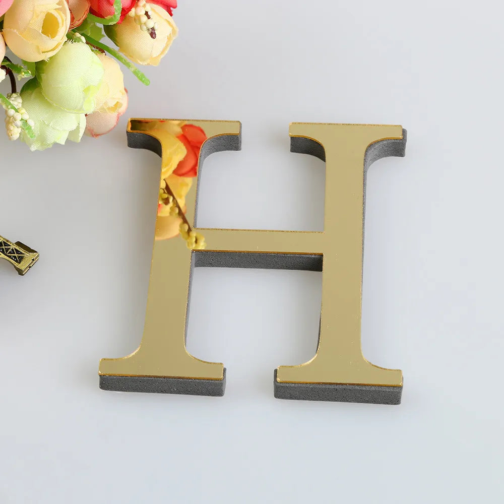 26 Letters 3D Wall Stickers for party