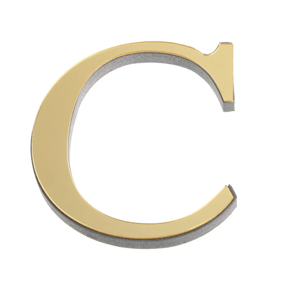 26 Letters 3D Wall Stickers for party