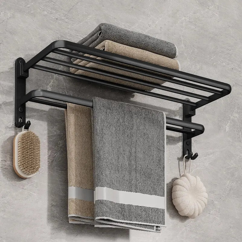 Wall Mount Aluminum Towel Rack