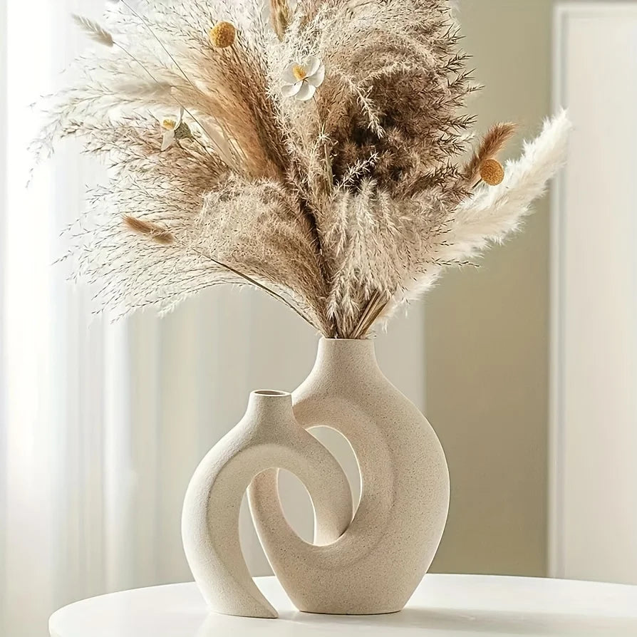 Modern Ceramic Vase Set of 2 for Modern Home