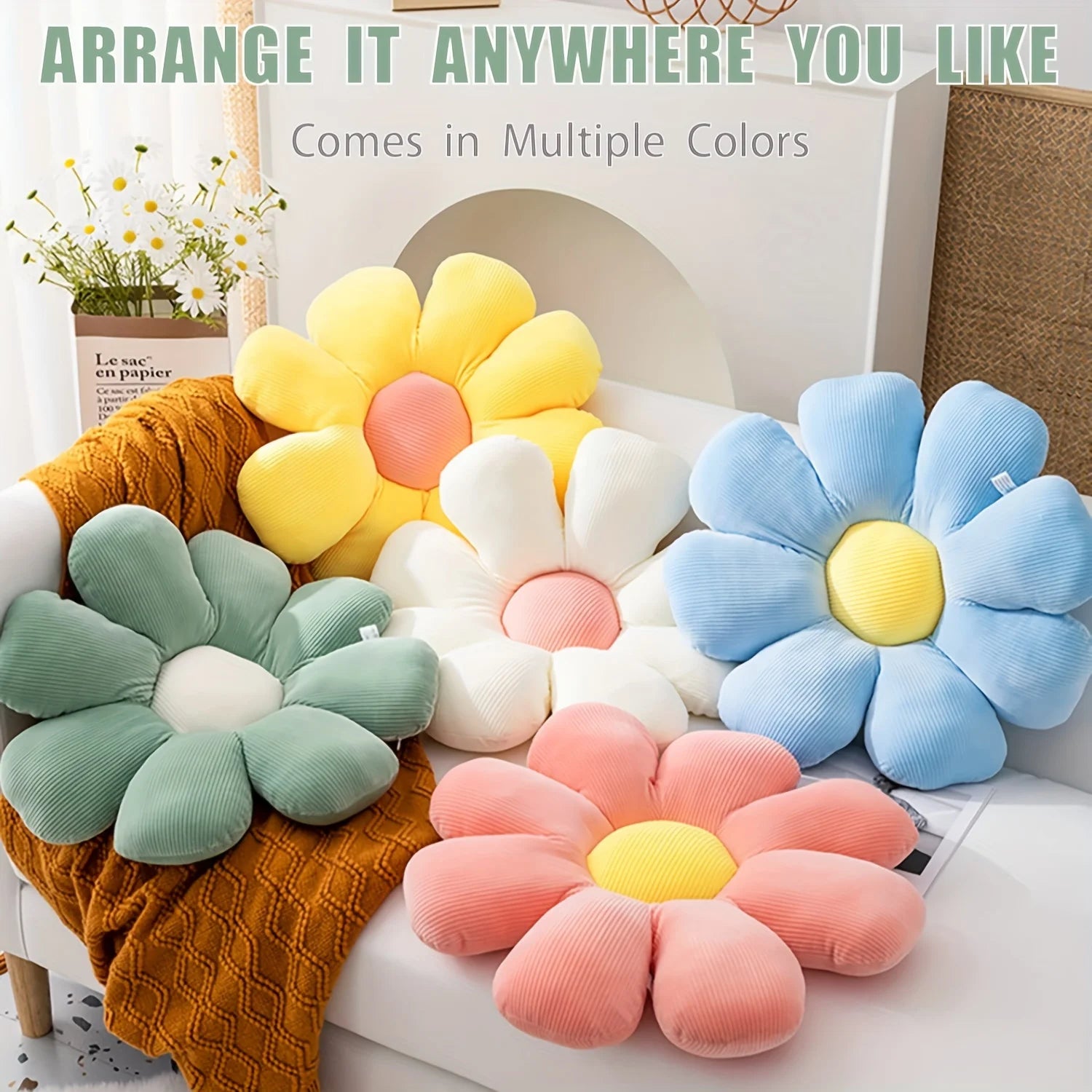 Daisy Seat Cushion Thanksgiving Gift