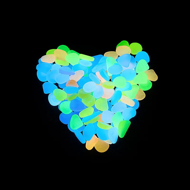 Glow in the Dark Pebbles for Decoration