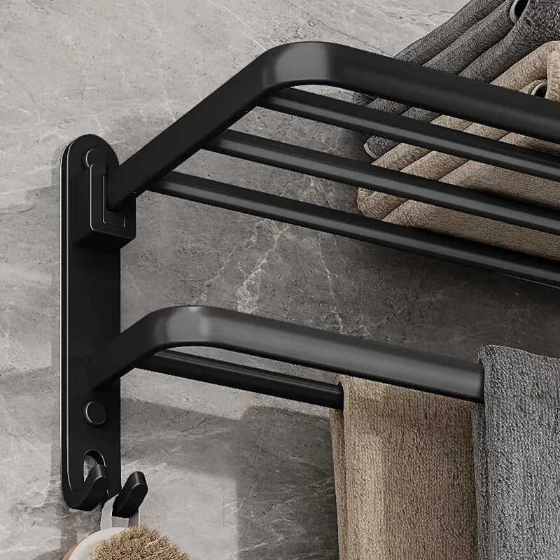 Wall Mount Aluminum Towel Rack