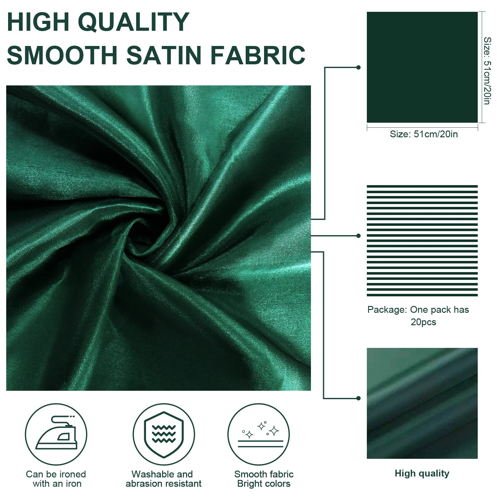 Satin Table Napkin Soft Table Napkins