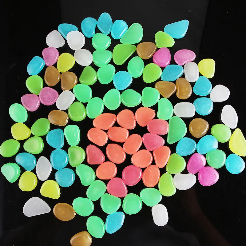 Glow in the Dark Pebbles for Decoration