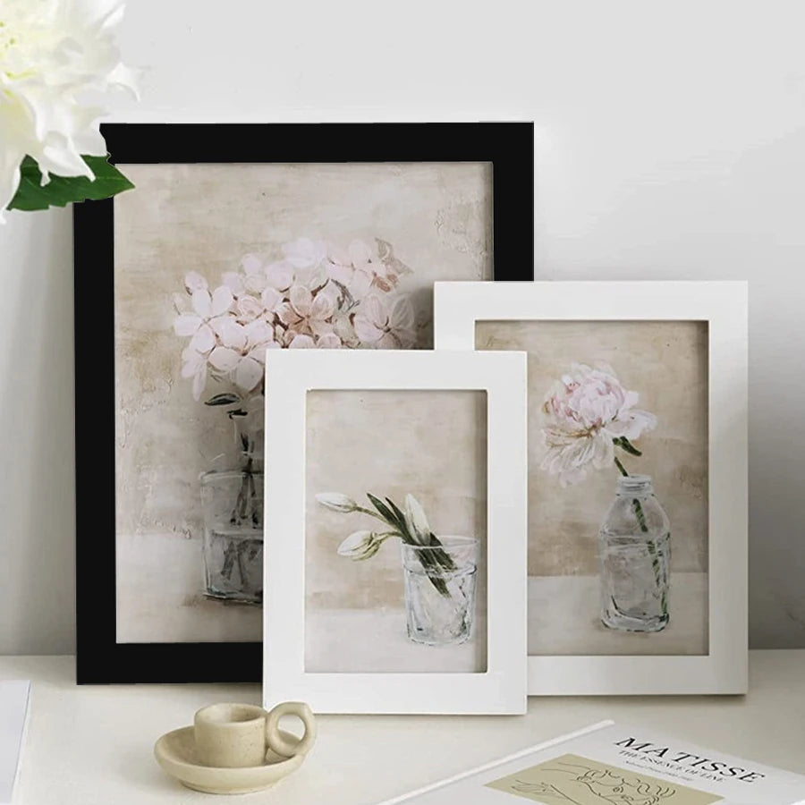 Classic Photo Frame For Wall Hanging With Plexiglass