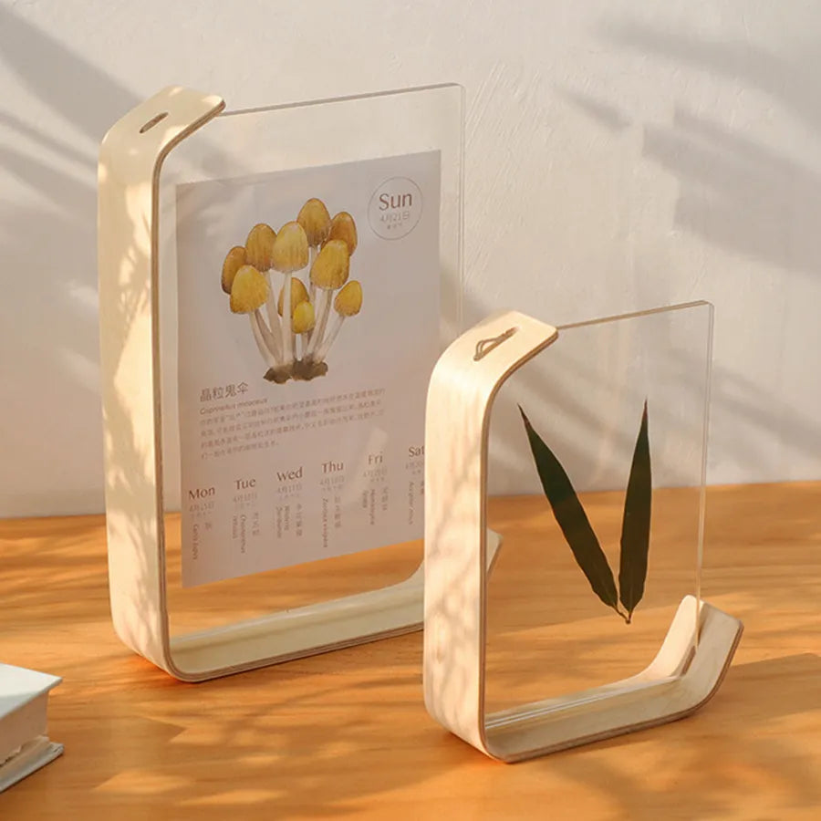 Acrylic Wooden Photo Frame For Wedding Picture