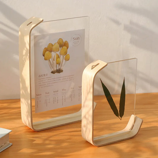 Acrylic Wooden Photo Frame For Wedding Picture