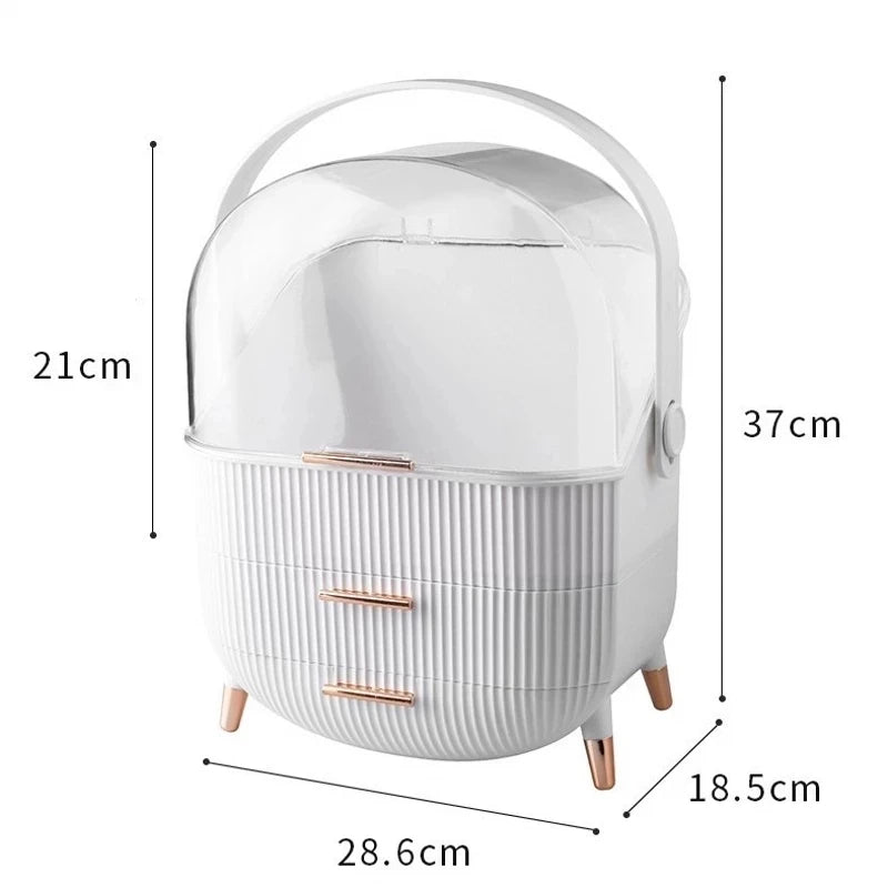 Dustproof Jewelry and Makeup Organizer